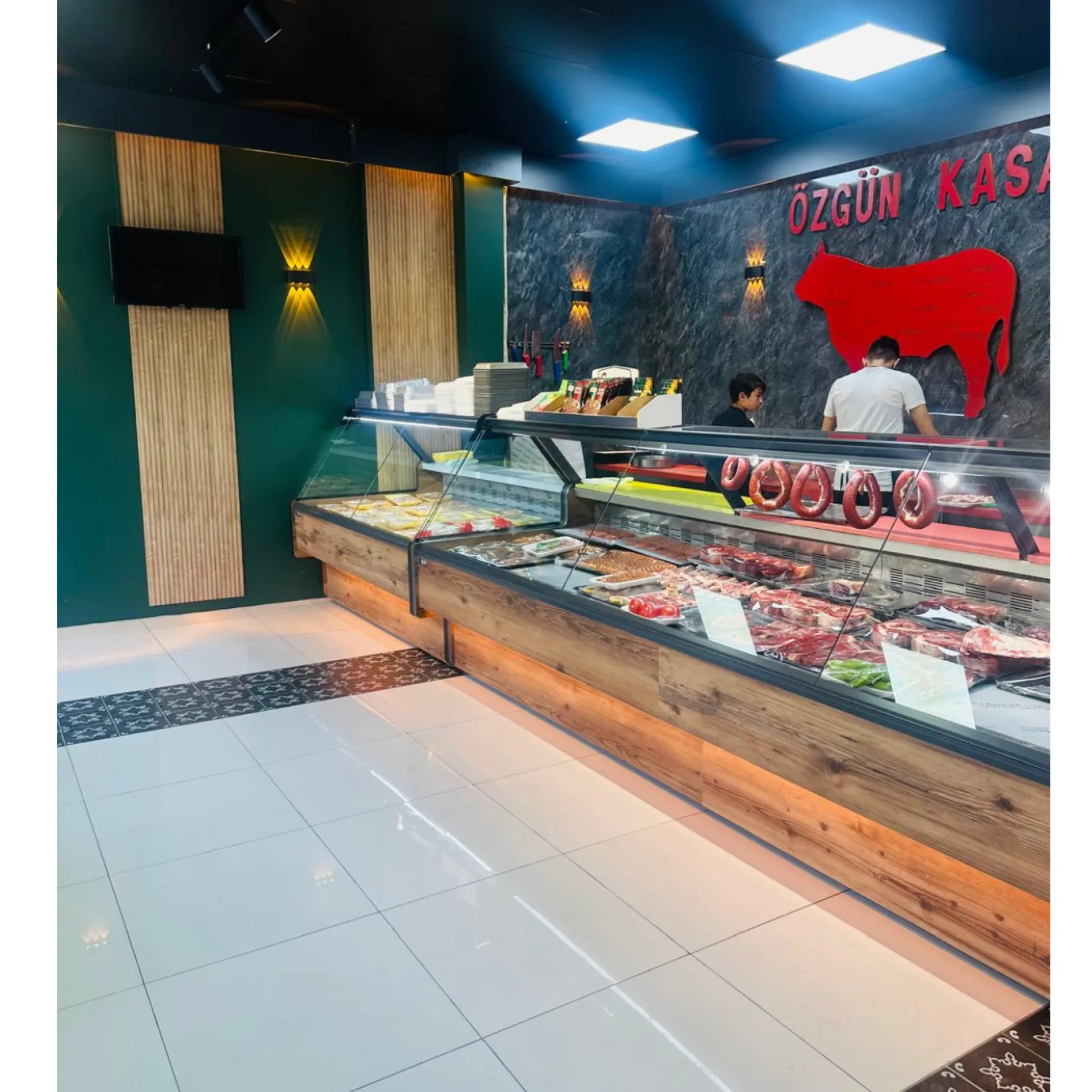 Endüstriyel Et Teşhir Reyonu (Kasap Reyonu / Et Vitrini Soğutucusu)